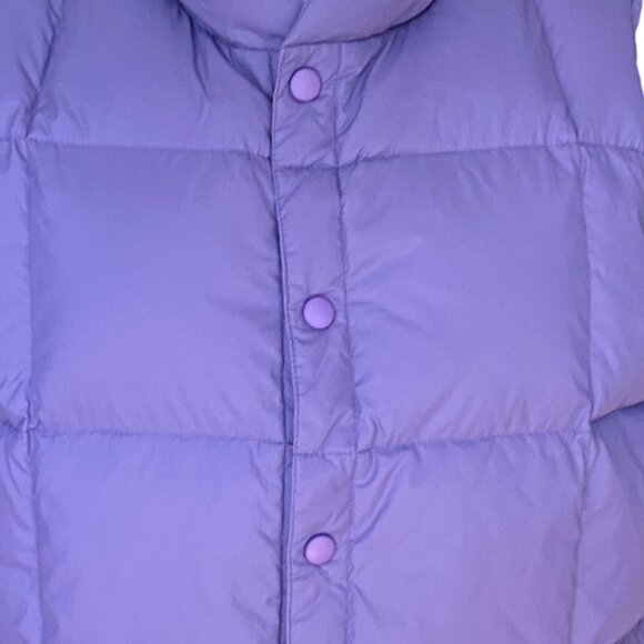 Lands End Goose Down Quilted Puffer Vest Purple Gorpcore Hiking Utility-XL - Picture 3 of 12